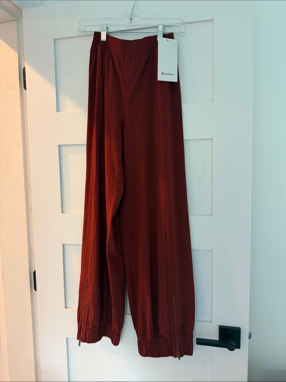 lululemon athletica Wide-Leg Track Pants in Deep Rust